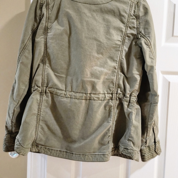 Lucky Brand Army Green Utility Jacket Euc - Picture 3 of 12